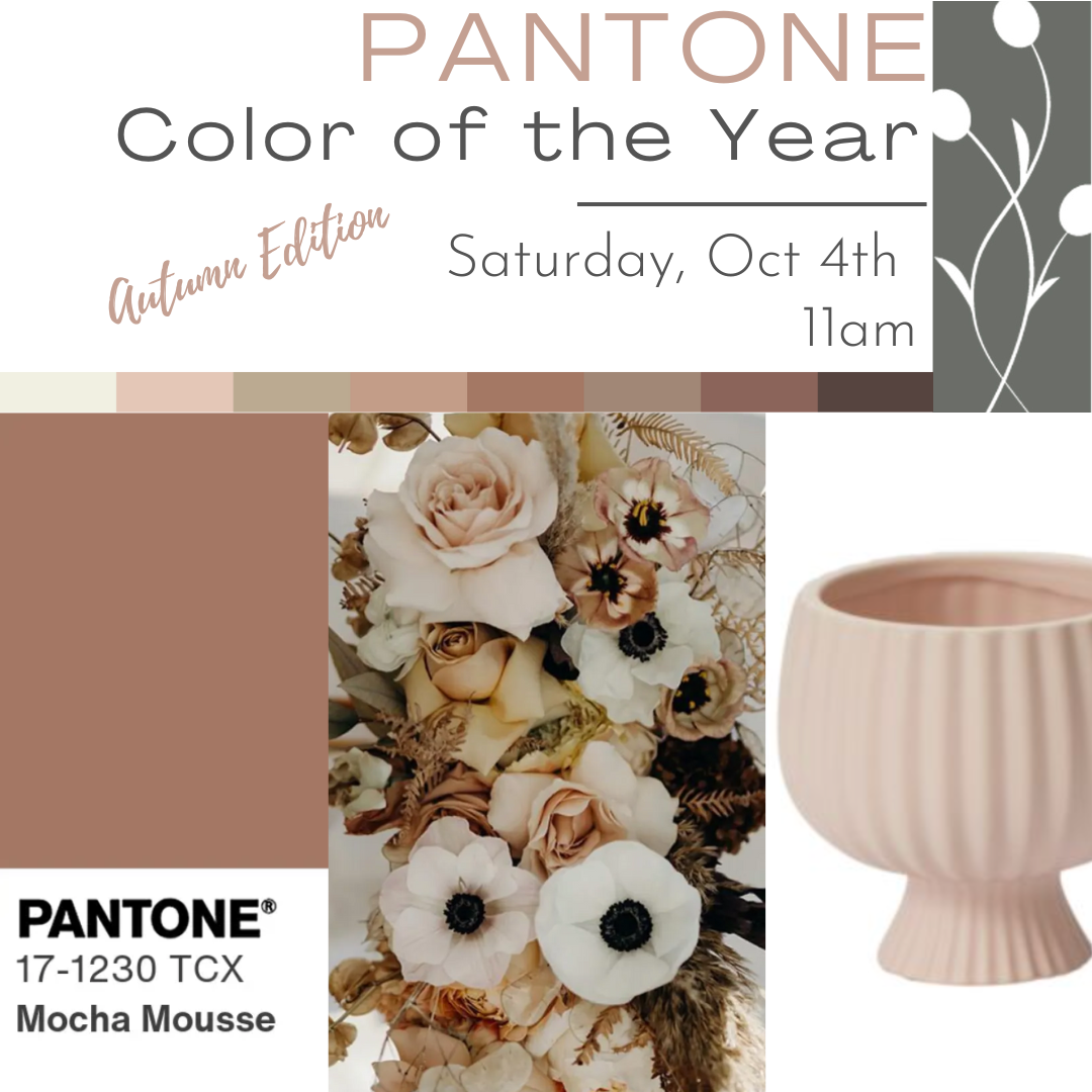 Pantone Color of the Year in Flowers Oct 4th