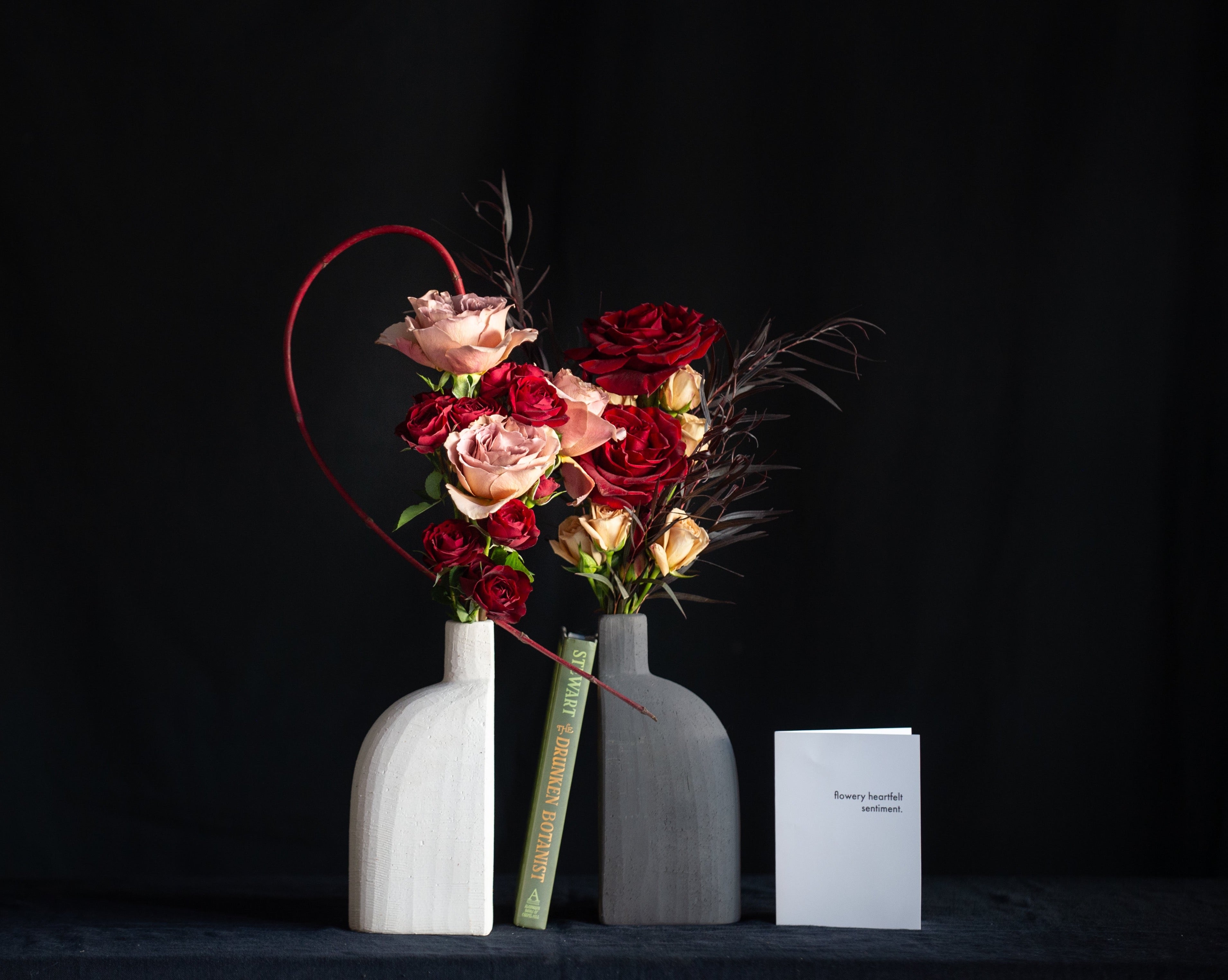 Bookend Bud Vases for your better half