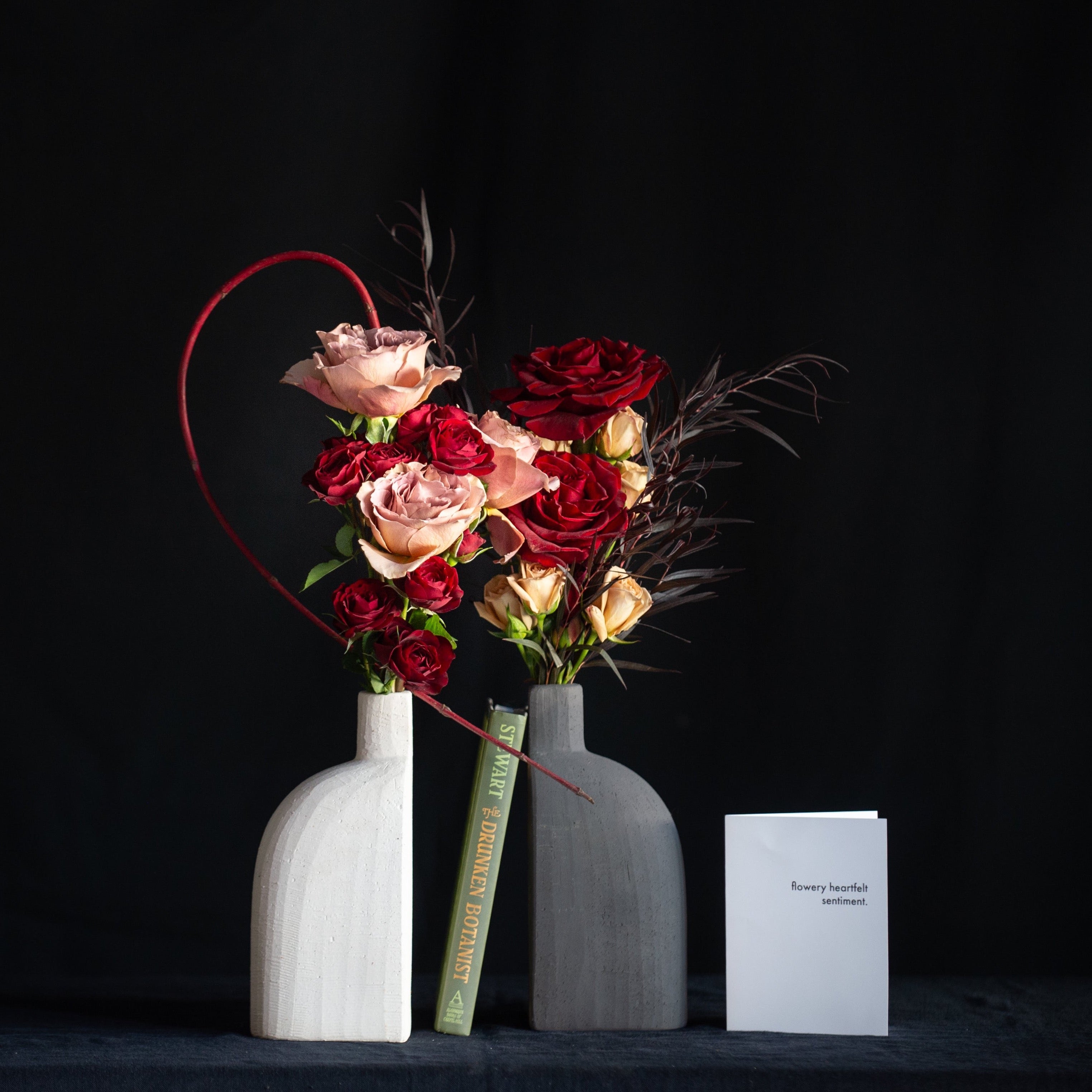 Bookend Bud Vases for your better half