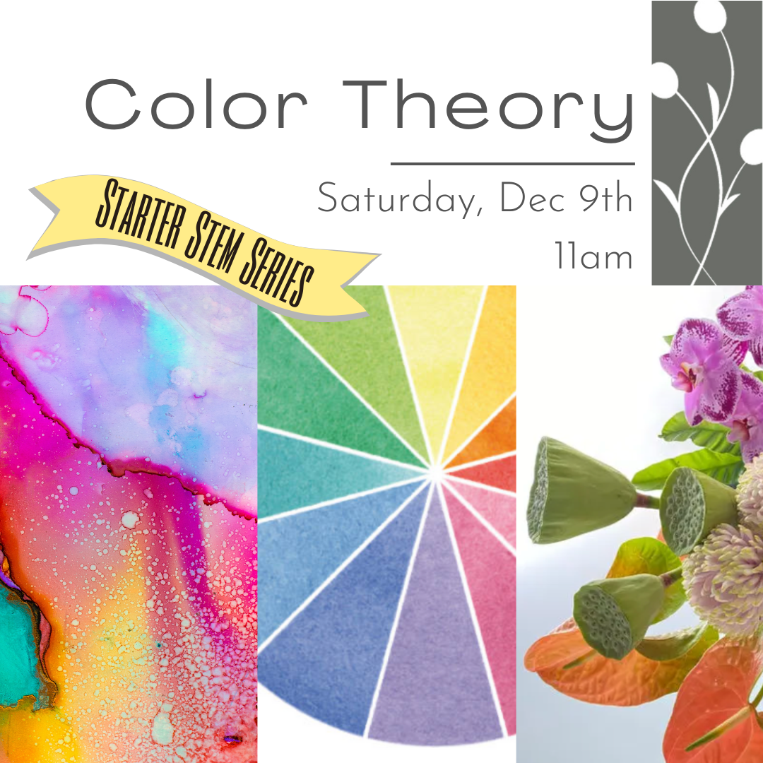 Flower arranging workshop to learn about the importance of color selection
