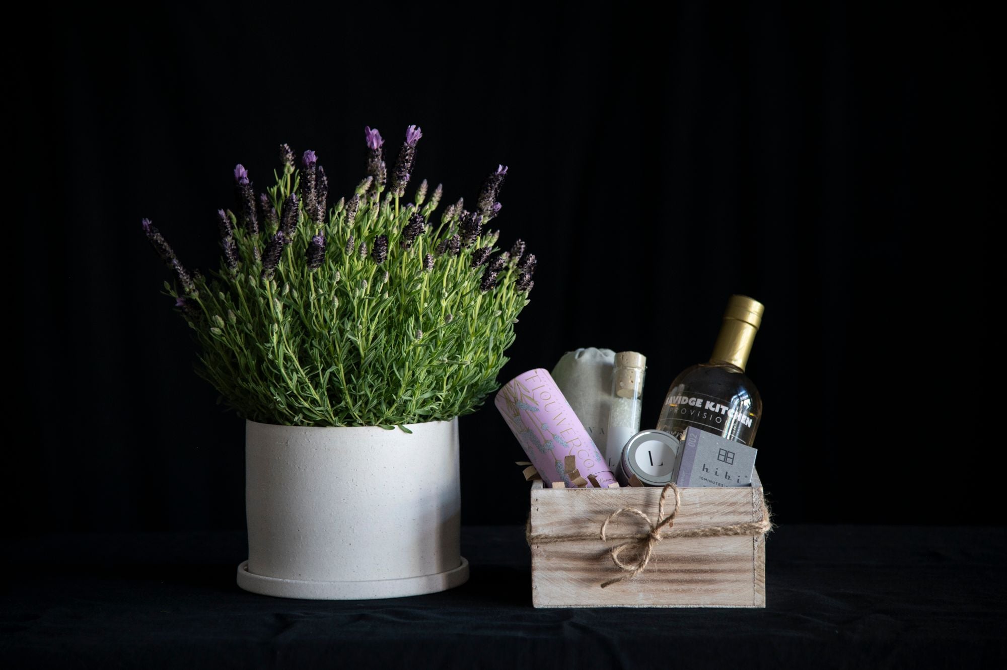 Potted lavender and other gifts