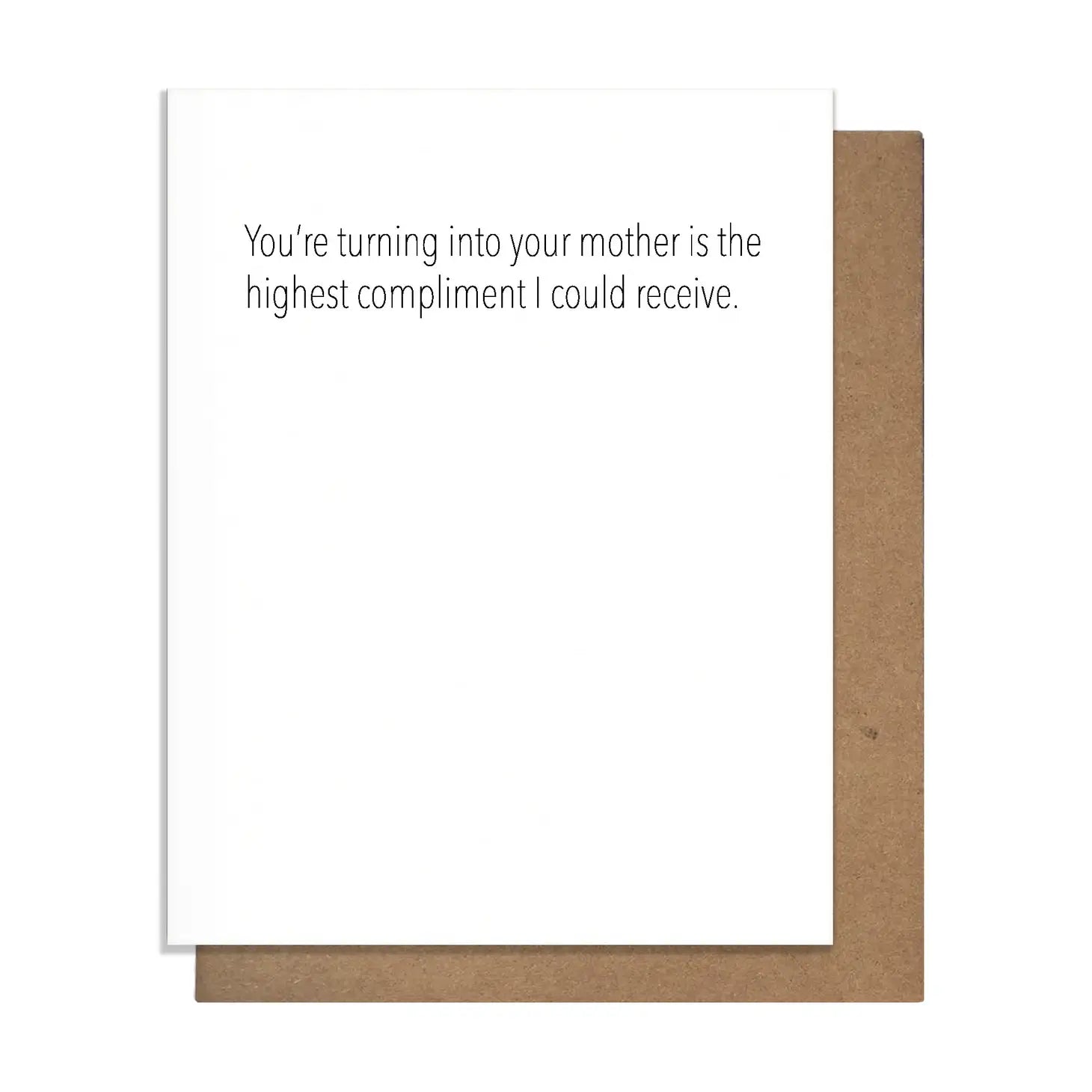 Turning into Mom - Greeting Card