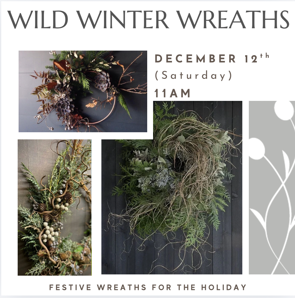Wild Winter Wreaths Dec 12th