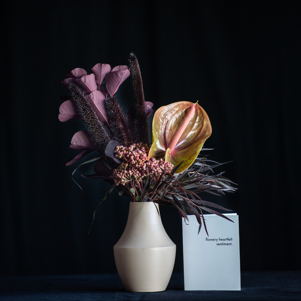 Bedside Fall floral design