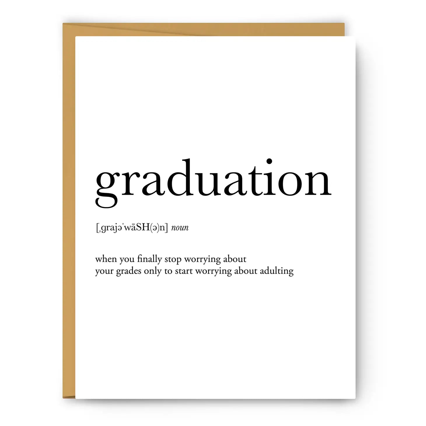 Definition Greeting Card: Graduation