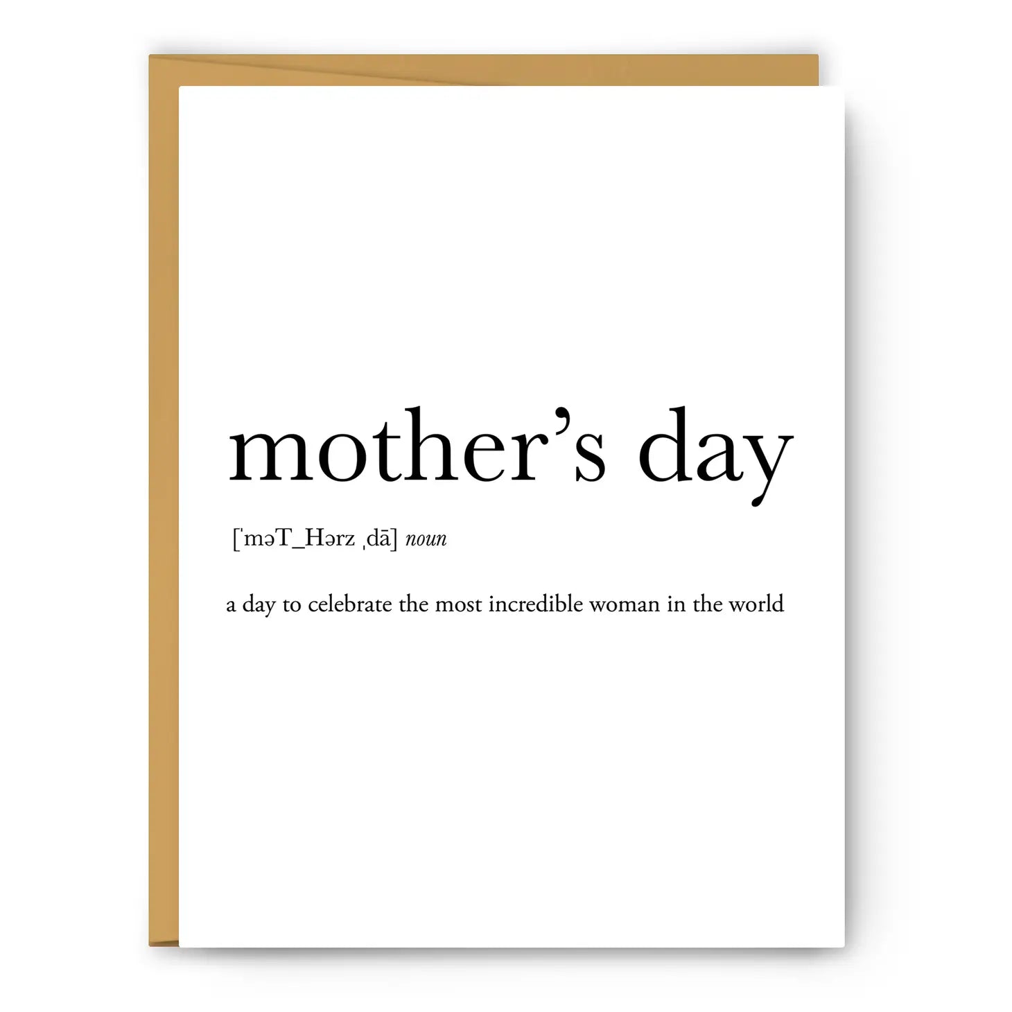 Definition Greeting Card: Mother's Day