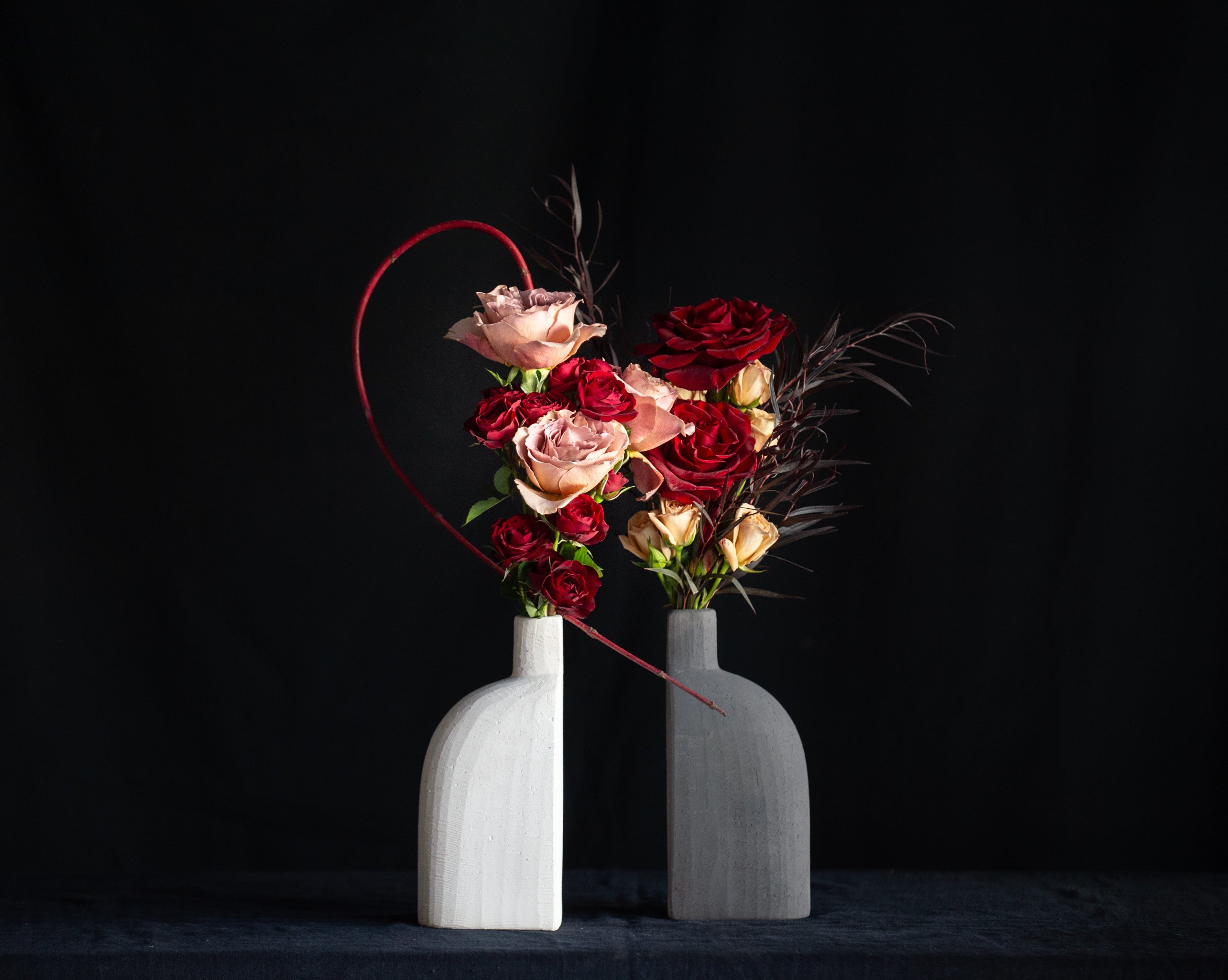 Bookend Bud Vases for your better half