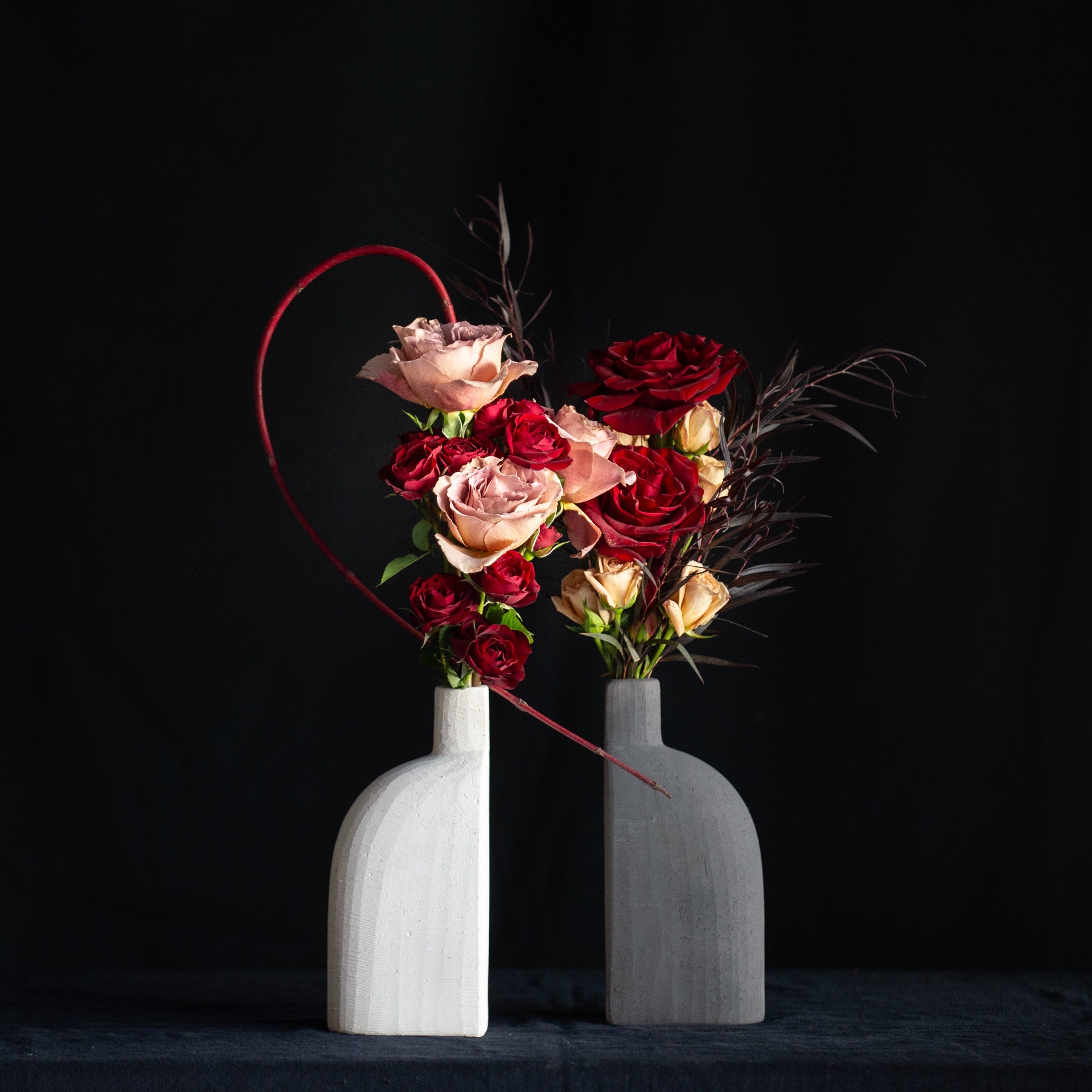 Bookend Bud Vases for your better half