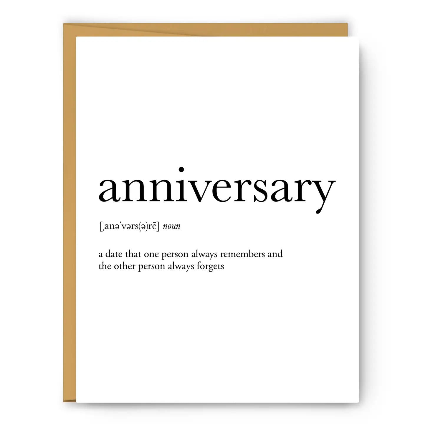 Definition Greeting Card: Anniversary