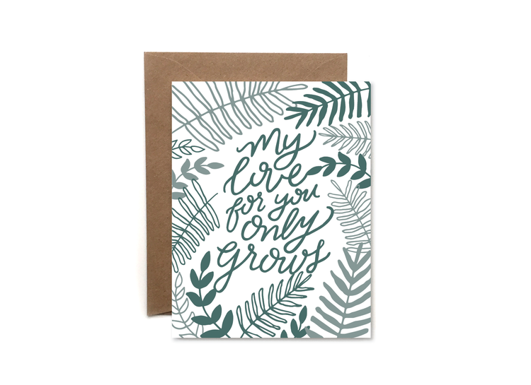 My Love For You Only Grows - Flower Bar