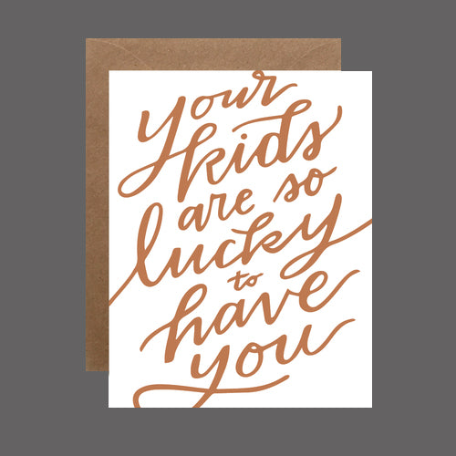 Kids Are Lucky Card by Heartswell - Flower Bar
