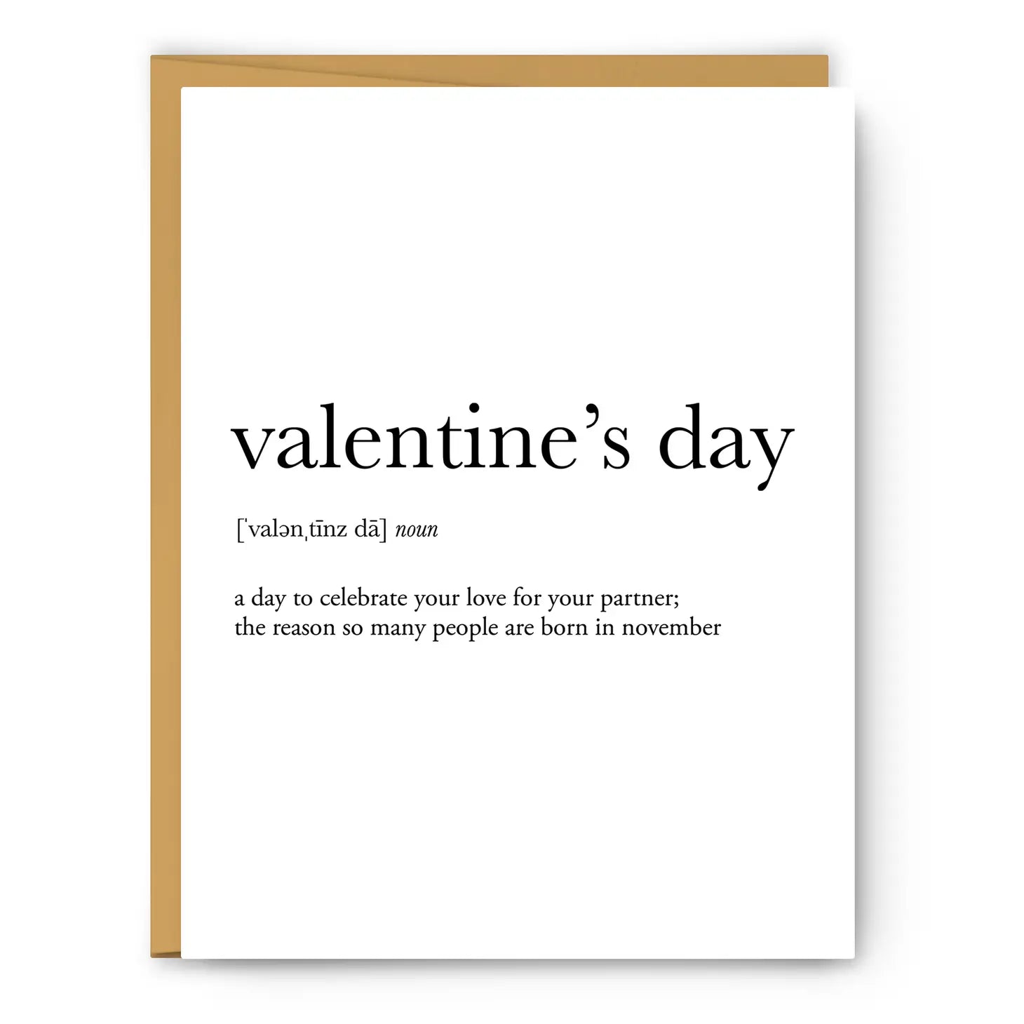 Definition Greeting Card: Valentine's Day